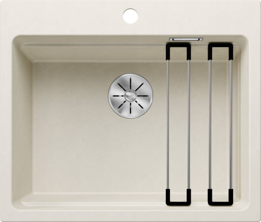 Chiuveta de bucatarie Etagon 6 527076, silgranit Alb antic, 600 x 510 mm, Blanco